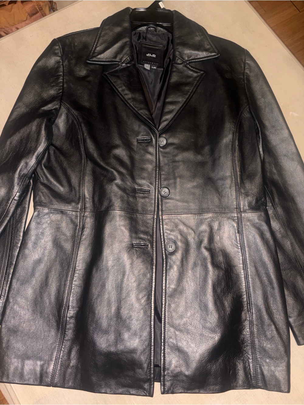 Black Leather Jacket - women’s Outerwear